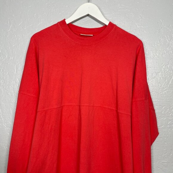 Spirit Jersey Unisex M Orange Red Hanalei Kauai Hawaii Shirt Long Sleeve Cotton - Picture 5 of 10